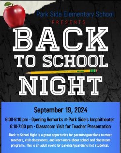 Back to School Night